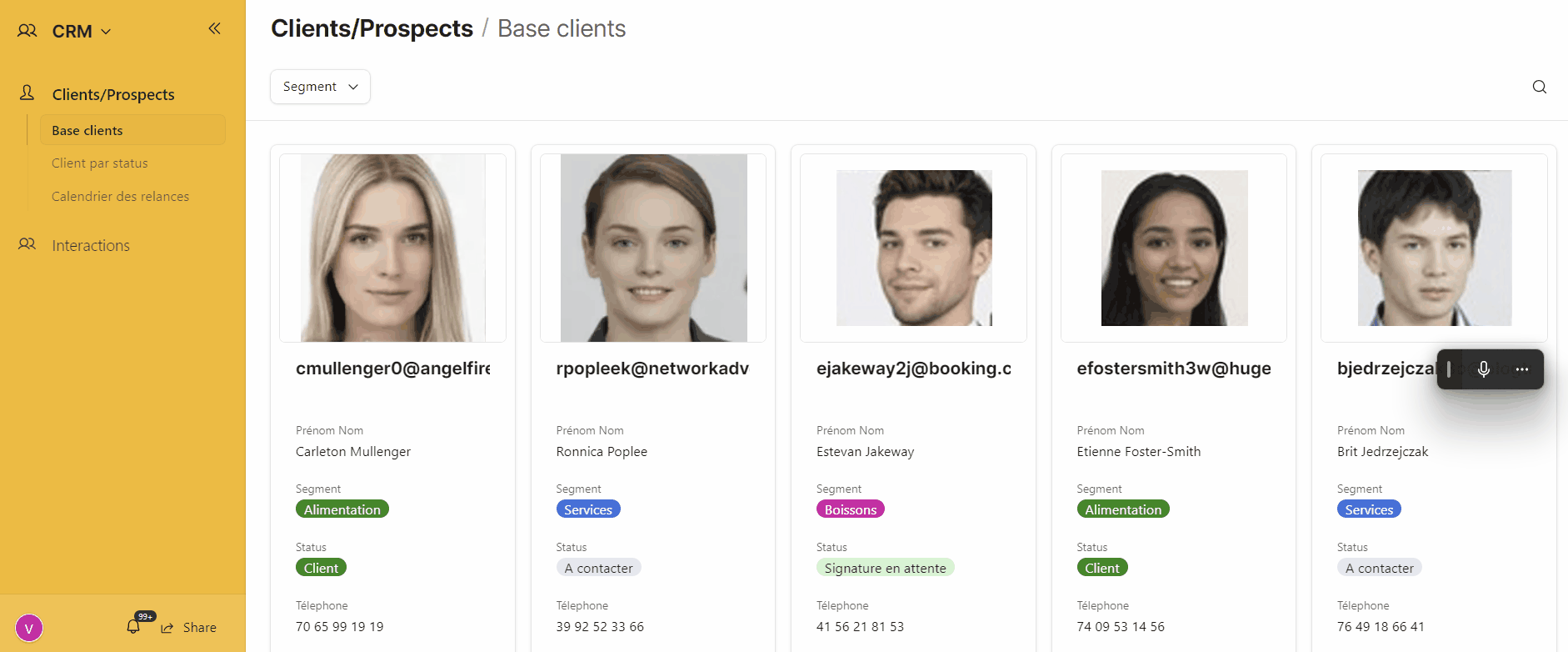 Base clients